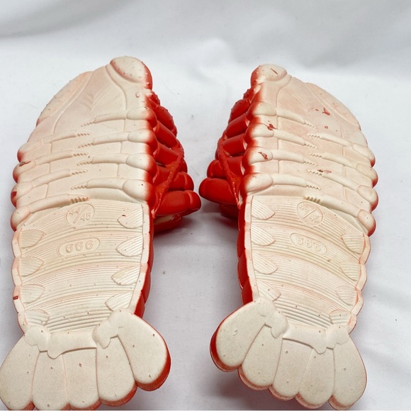 Red Lobster Crawfish Slip On Shoes Flip Flops Slippers Men’s 10/11 - Picture 7 of 9